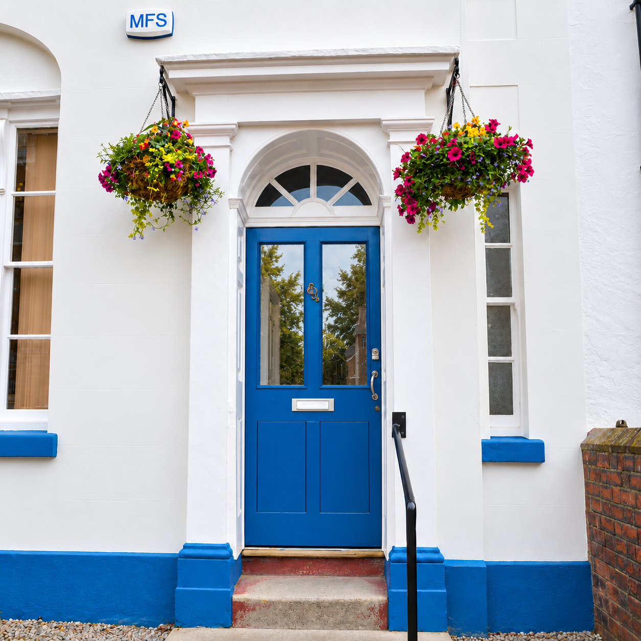 The front door of Willow Street Dental at 64 Willow Street, Oswestry